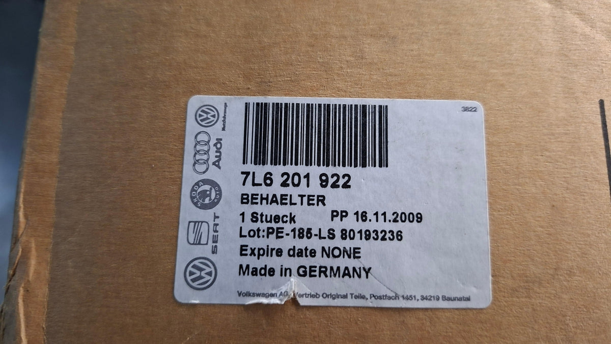 Original OE Volkswagen Additivbehälter 7L6201922