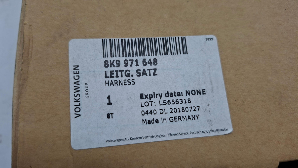 Original OE Volkswagen Kabelbaum 8K9971648