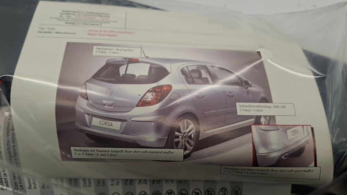 Original OE OPEL Spoiler 93199444