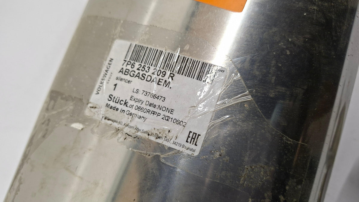 Original OE Volkswagen Abgasanlage Schalldämpfer 7P6253209R