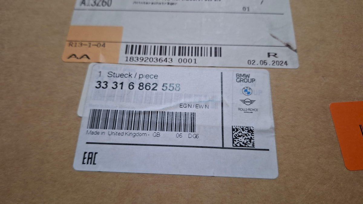 Original OE BMW Querträger 33316862558