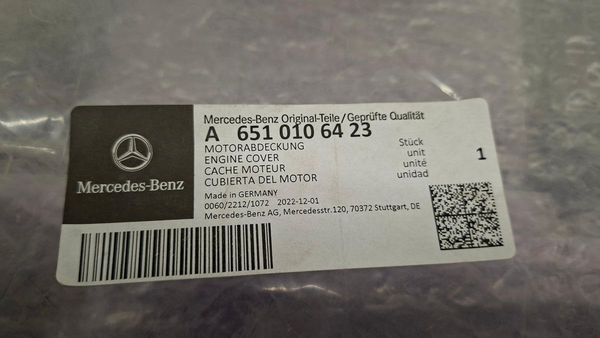Original OE MERCEDES-BENZ Unterfahrschutz A6510106423