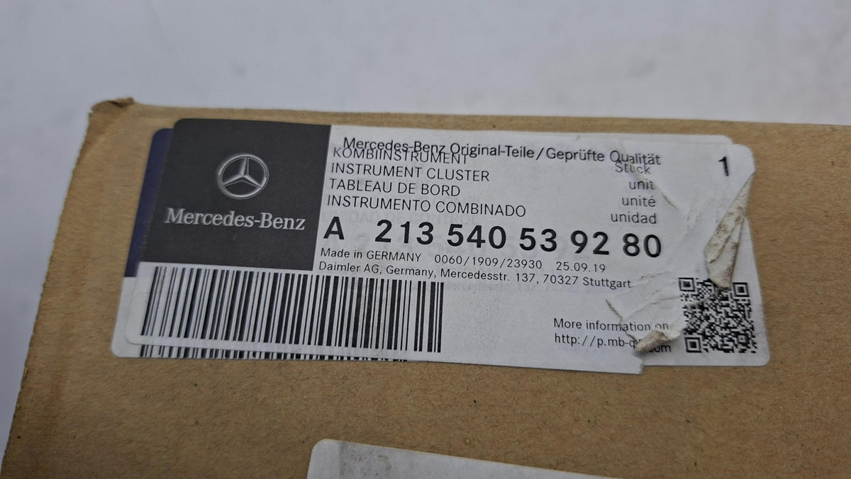 Original OE MERCEDES-BENZ Kombiinstrument A213540539280