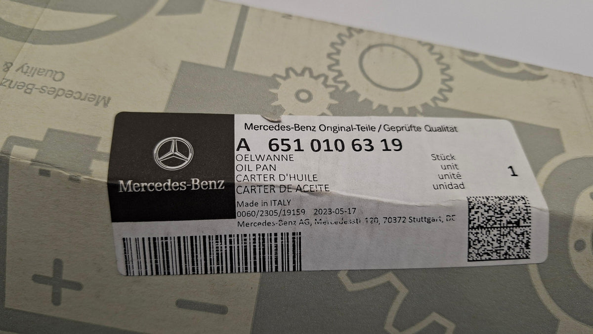 Original OE MERCEDES-BENZ Ölwanne A6510106319