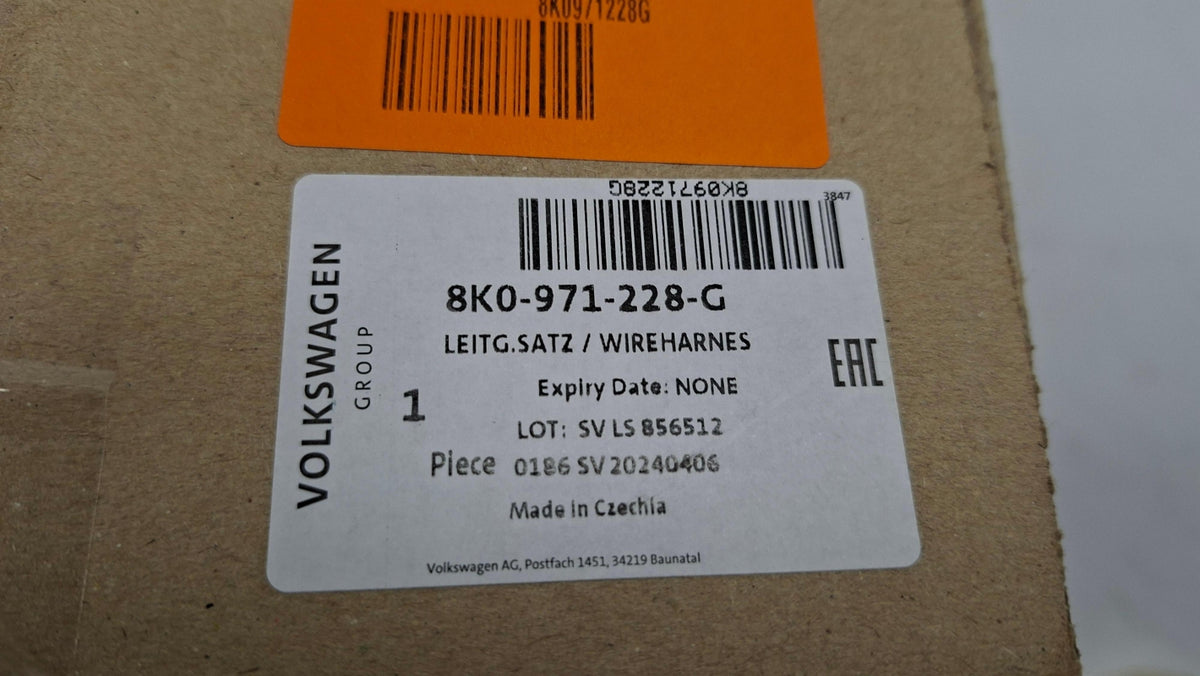 Original OE Volkswagen Kabelbaum 8K0971228G