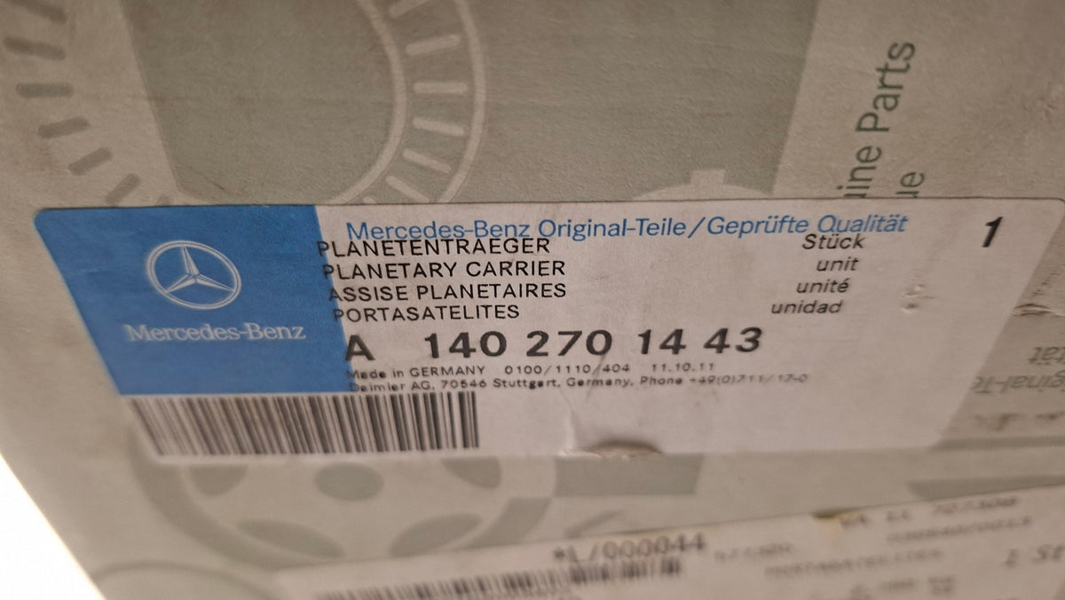 Original OE MERCEDES-BENZ Getriebe Zahnrad A1402701443