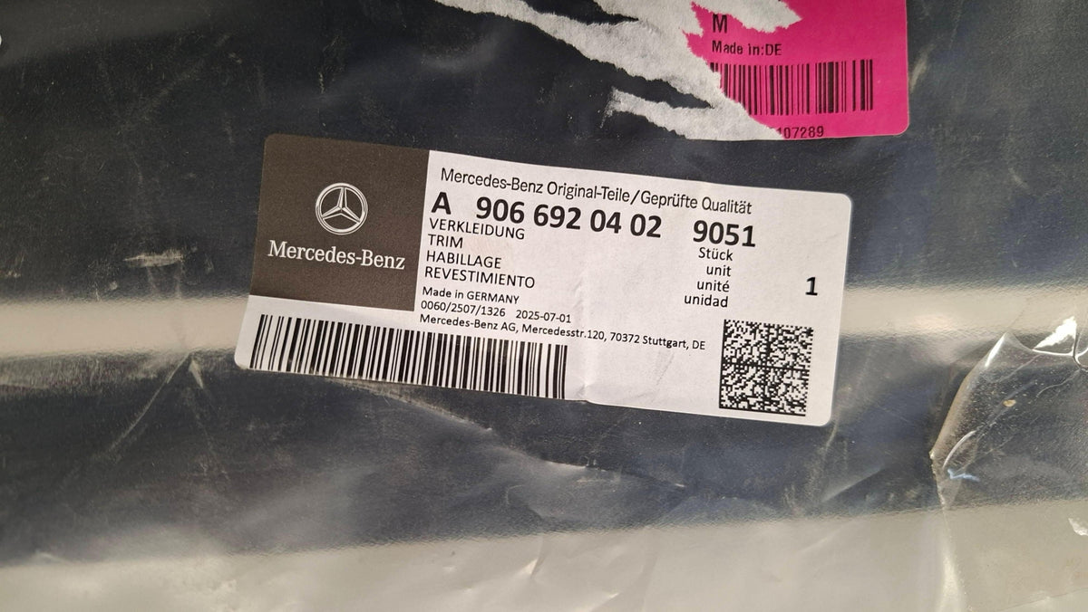 Original OE MERCEDES-BENZ Säulenverkleidung A90669204029051