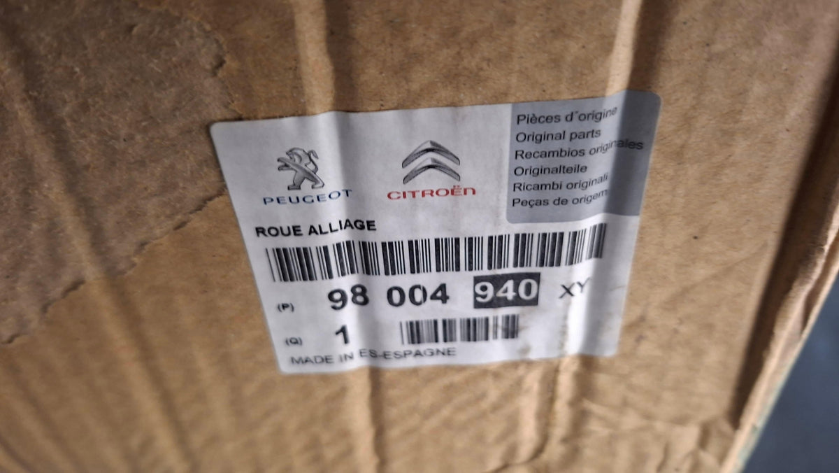Original OE Peugeot Felge 98004940XY