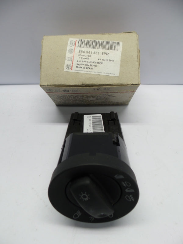 Original AUDI A4 Mehrfachschalter Lichtschalter soul schwarz 8E09415315PR