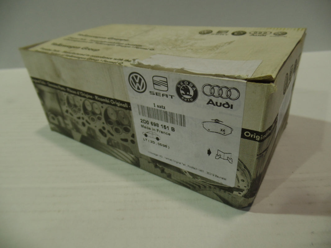Original VW LT II (2D) '97-'07 Bremsbeläge Bremsklötze vorne 2D0698151B
