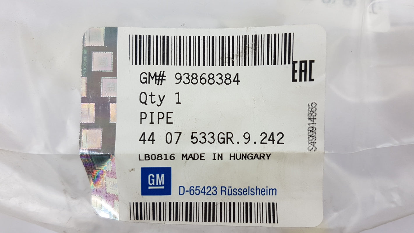 Original OE OPEL Klimaanlage Druckleitung 93868384
