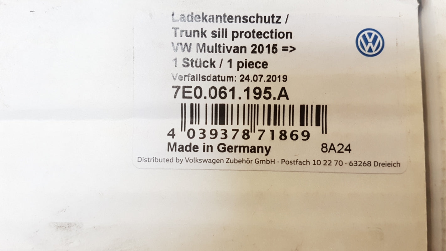 Original OE Volkswagen Ladekantenschutz 7E0061195A
