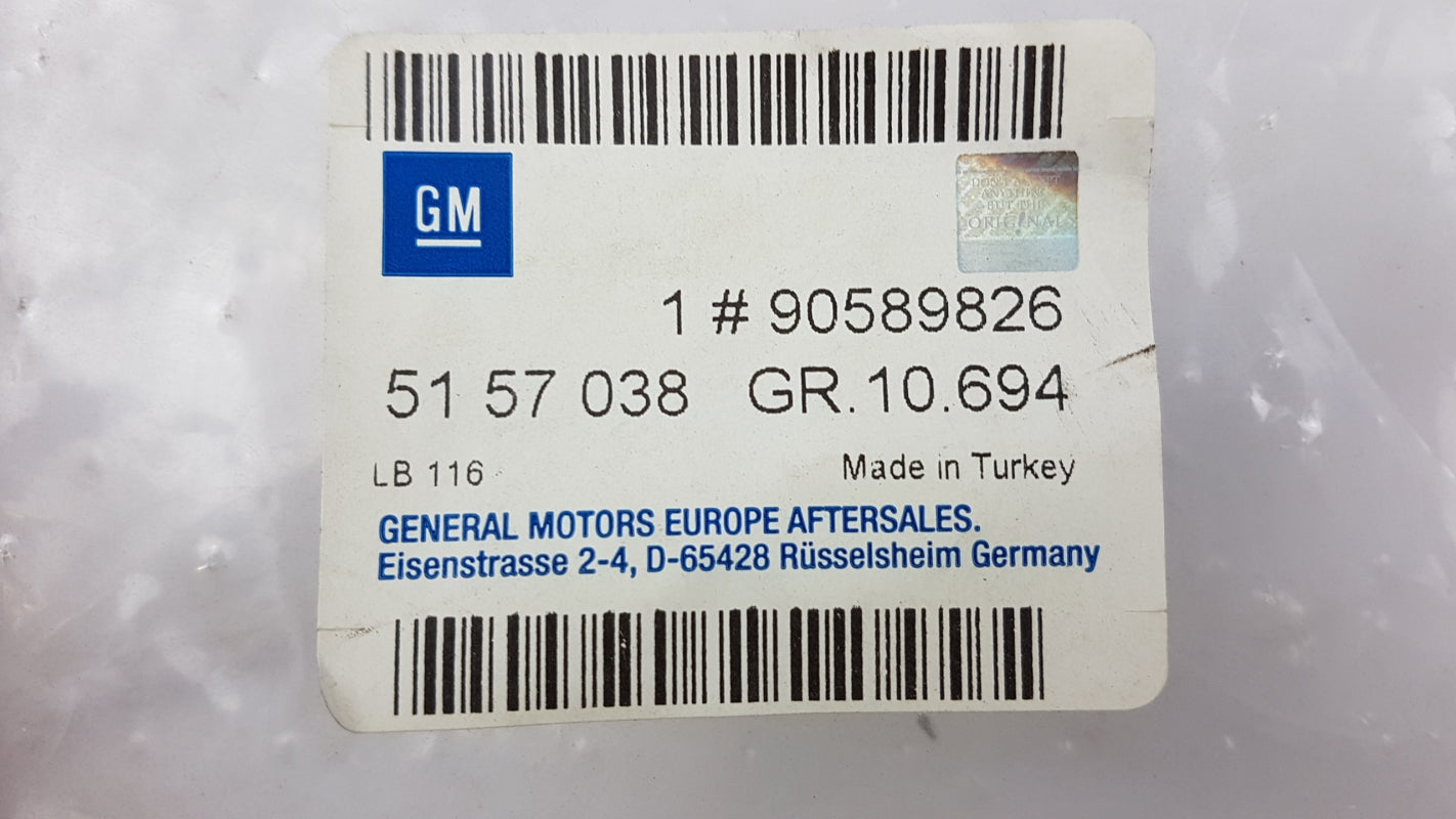 Original OPEL Astra-G Tür Gummiabdichtung hinten rechts 90589826