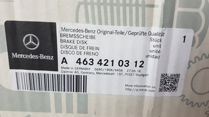 Original MERCEDES-BENZ G-klasse W463 Bremsscheibe (1 Stück) vorne A4634210312