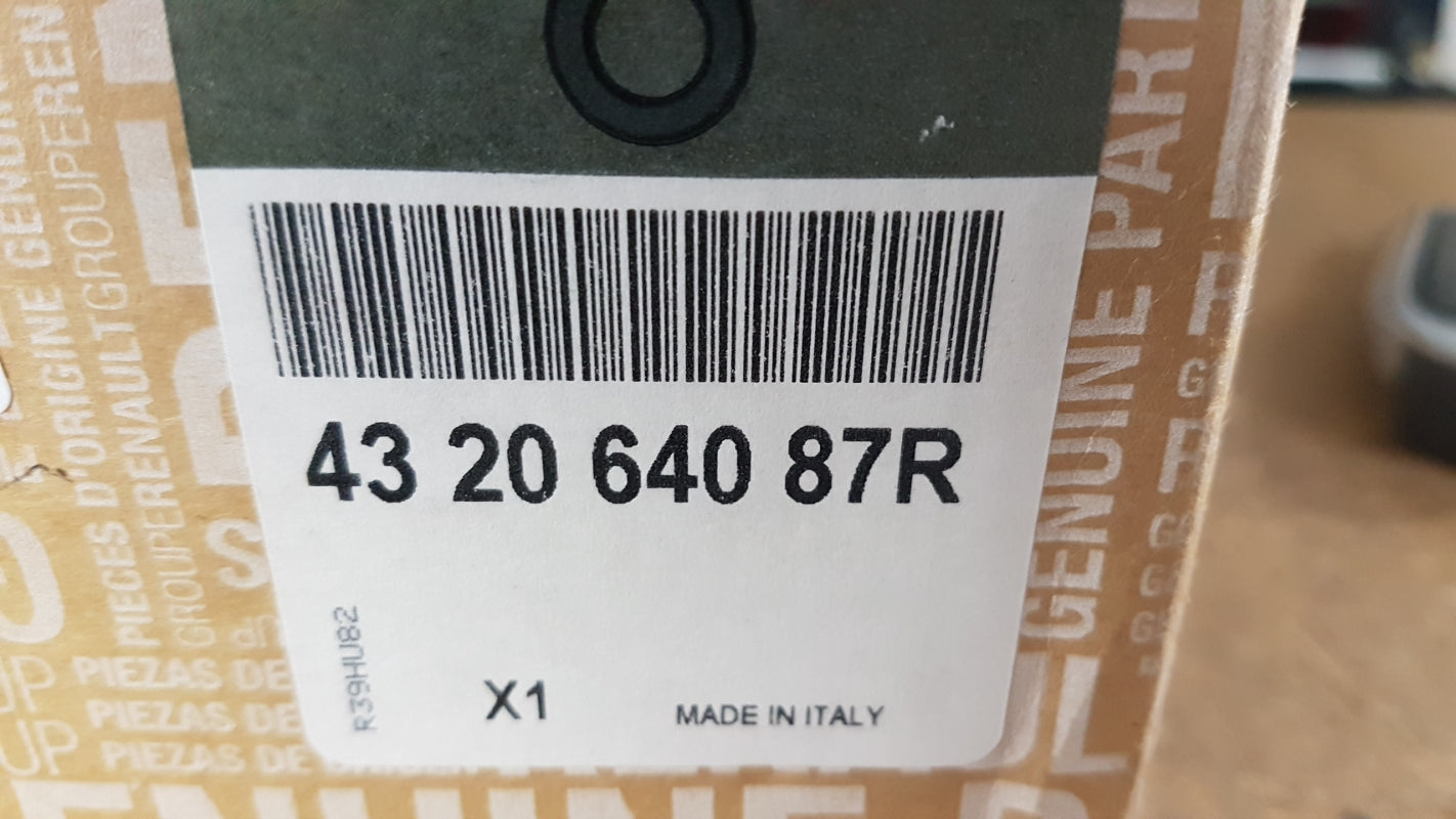 Original RENAULT Master-III Bremsscheibe (1 stück) hinten 432064087R