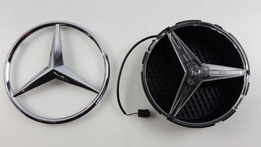 Original MERCEDES-BENZ GLE C292 GLC C253 Emblem beleuchtet vorne A1668177400