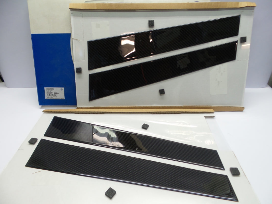 Original VW Golf Mk6 4-türig Dekorfolie für B-Säule carbon 5K4071350A