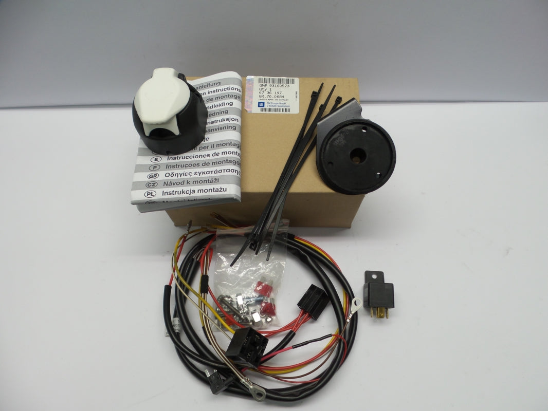 Original OPEL Astra Zafira Vectra Anhängerkupplung Elektrosatz 7-polig 93160573