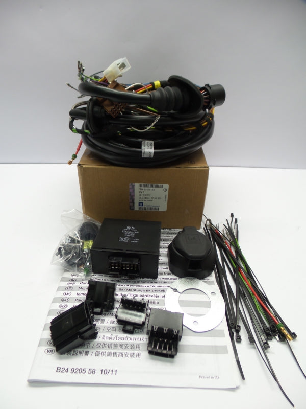 Original OPEL Astra-H Corsa-D Zafira-B Anhängerkupplung Elektrosatz 93199165