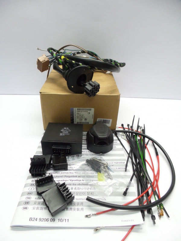 Original OPEL Astra-H Zafira-B Anhängerkupplung Elektrosatz 7 Ritzel 93199654
