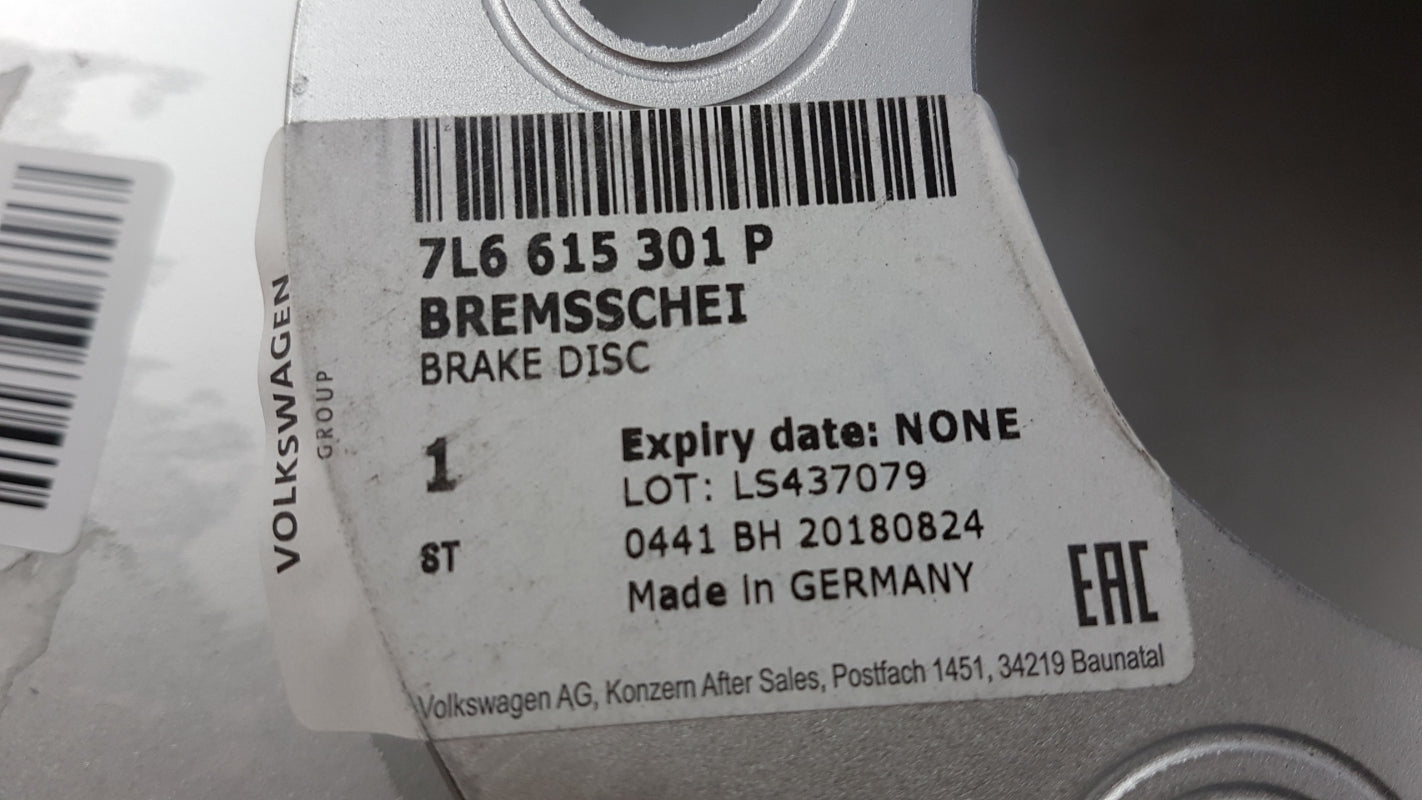 Original OE Volkswagen Bremsscheibe (1 Stück) 7L6615301P