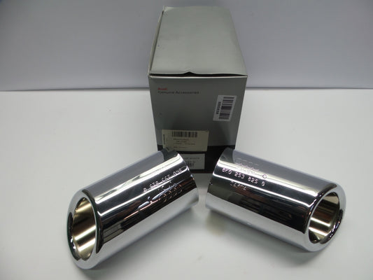 Original AUDI A4 A5 A6 Q5 Auspuffblende Chrom 6 Zylinder 8K0071761C