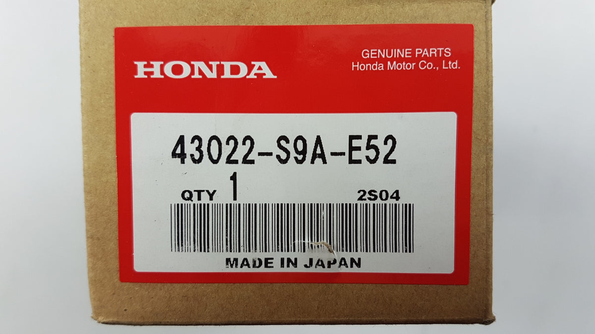 Original HONDA CR-V II Bremsbeläge Bremsklötze hinten 43022S9AE52