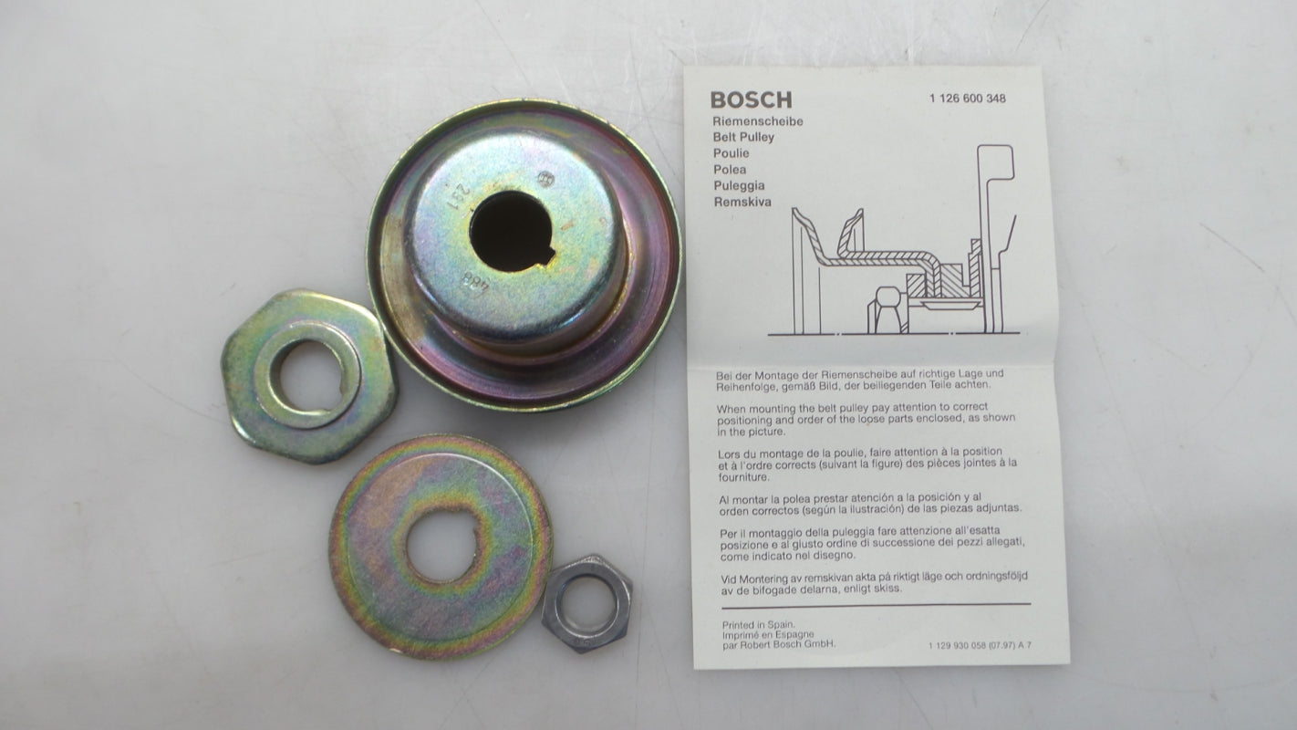 Original AUDI 80 100 VW Golf I-II Passat B2 B3 1.5/1.6i Riemenscheibe 049903119L