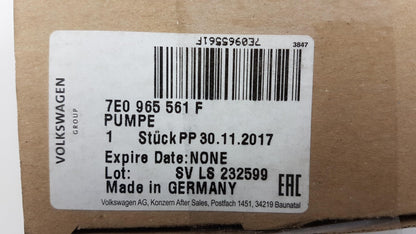 Original VW Passat A3 SKODA Octavia Superb Zusatzwasserpumpe 2.0 TDi 7E0965561F