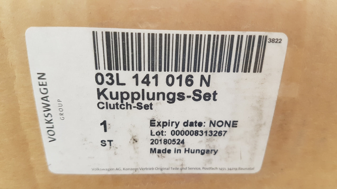 Original AUDI A3 Q3 VW CC Eos Golf Passat Tiguan 2.0TDI Kupplungssatz 03L141016N