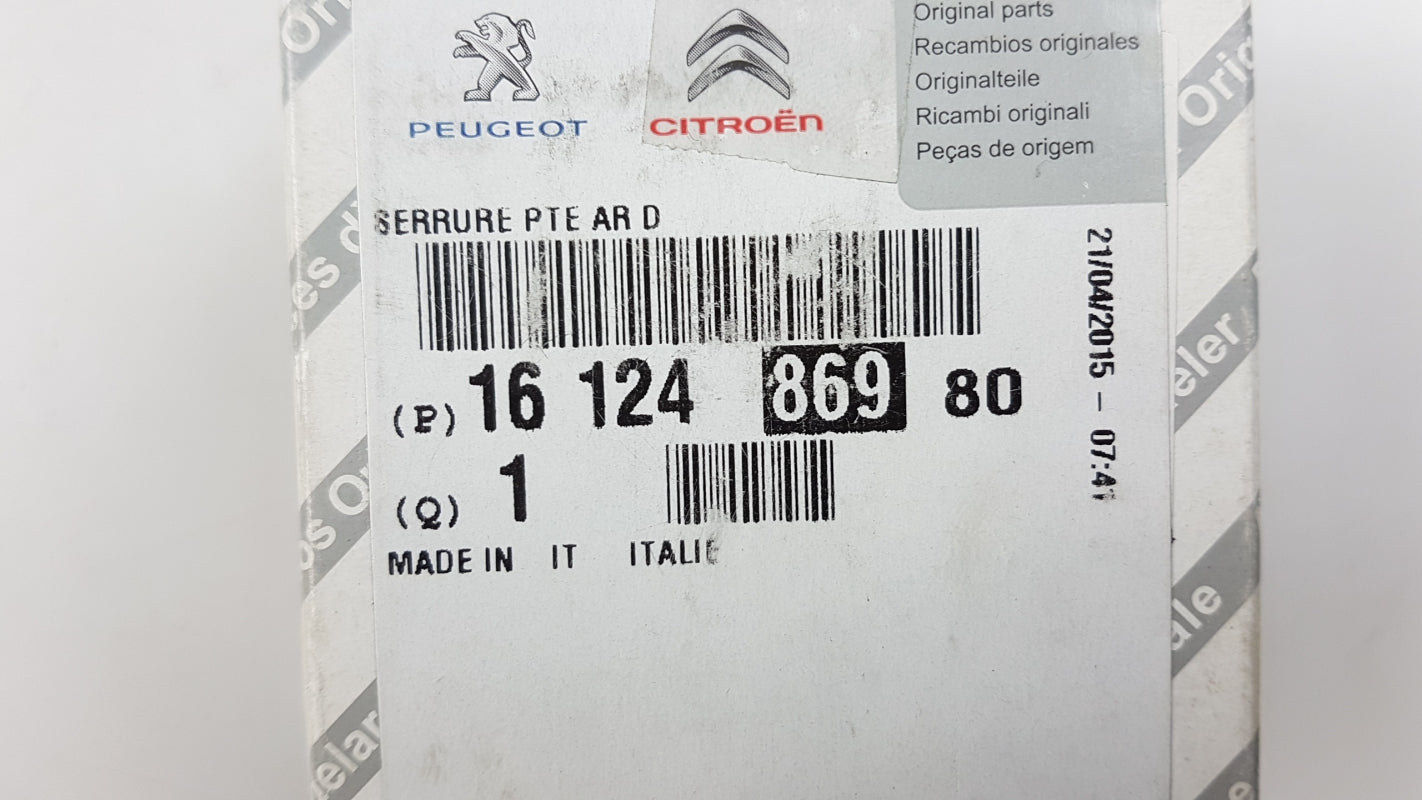 Original OE Peugeot Türschloss 1612486980