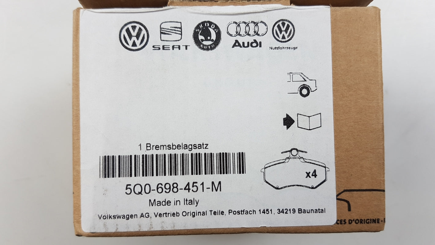 Original OE Volkswagen Bremsbeläge 5Q0698451M
