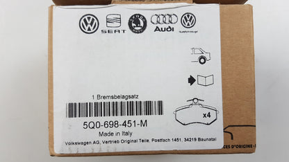Original OE Volkswagen Bremsbeläge 5Q0698451M