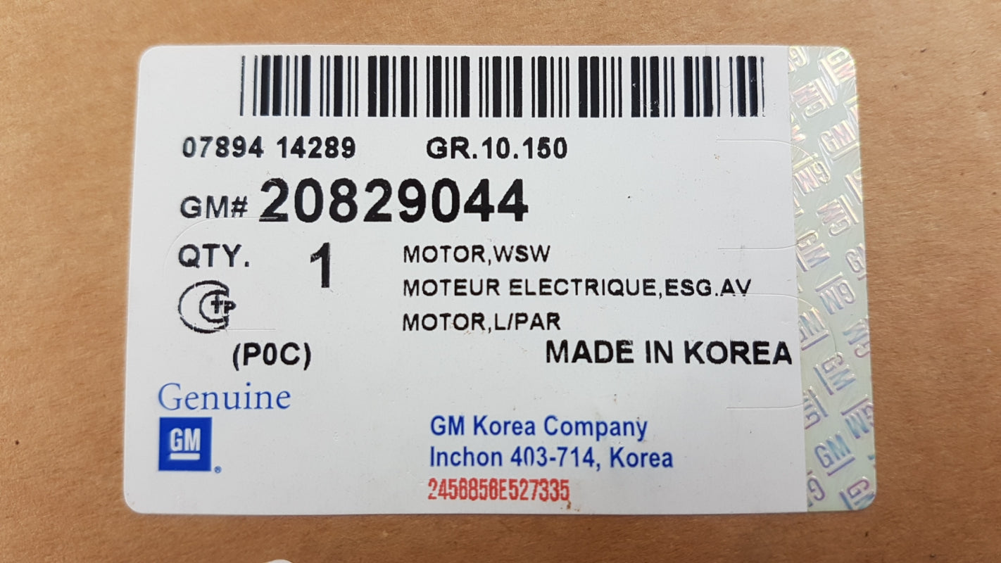 Original CHEVROLET Captiva C100 Wischermotor vorne 20829044