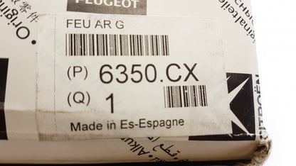 Original PEUGEOT Partner CITROEN Berlingo Heckleuchte Rücklicht links 6350CX