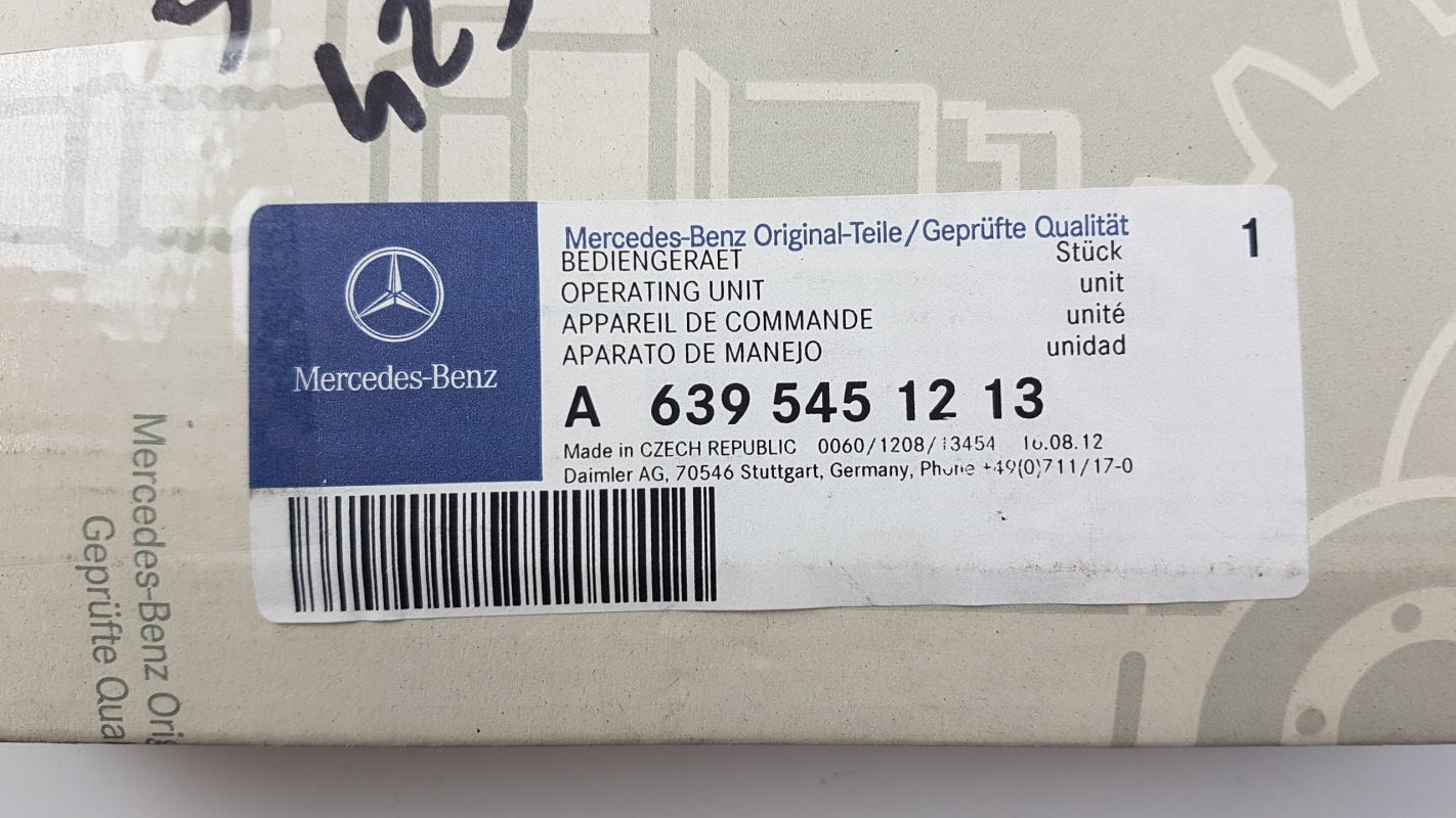 Original MB V-Klasse W639 Fensterheber & Spiegel Kombischalter A6395451213