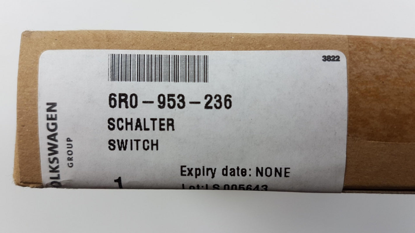 Original OE Volkswagen Schalter 6R0953236