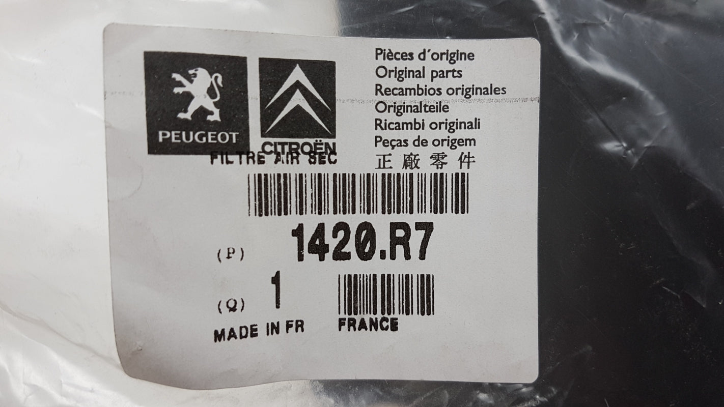 Original PEUGEOT 1007 307 CITROEN Berlingo C3 C4 1.6 HDi Luftfilterkasten 1420R7