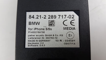 Original BMW MINI Cooper RollsRoyce Snap-In Adapter Media 84212289717