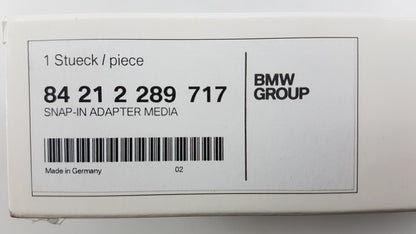 Original BMW MINI Cooper RollsRoyce Snap-In Adapter Media 84212289717