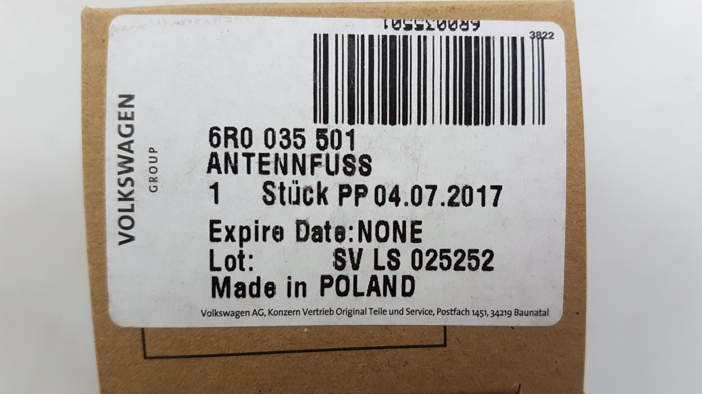Original OE Volkswagen Antennenfuss 6R0035501
