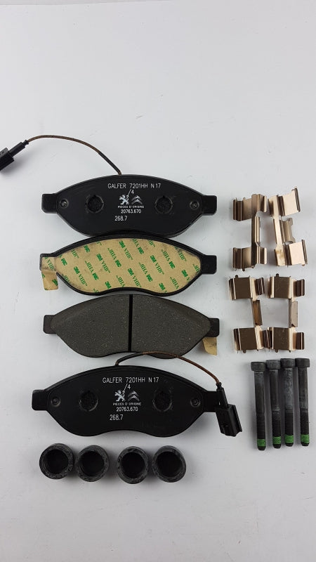 Original PEUGEOT Boxer 3 CITROEN Jumper 3 front brake pads 1612433880 