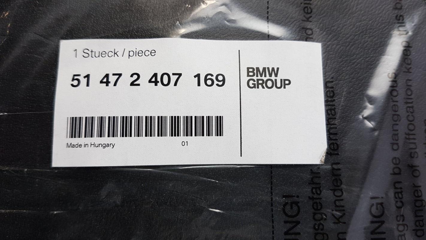 Original BMW X1 F48 Gepäckraumformmatte 51472407169