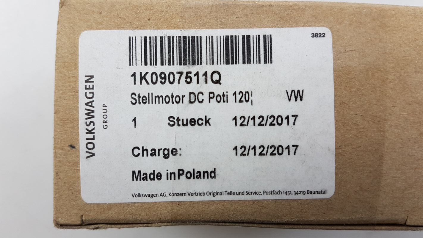 Original OE Volkswagen Mischklappen Stellelement 1K0907511Q