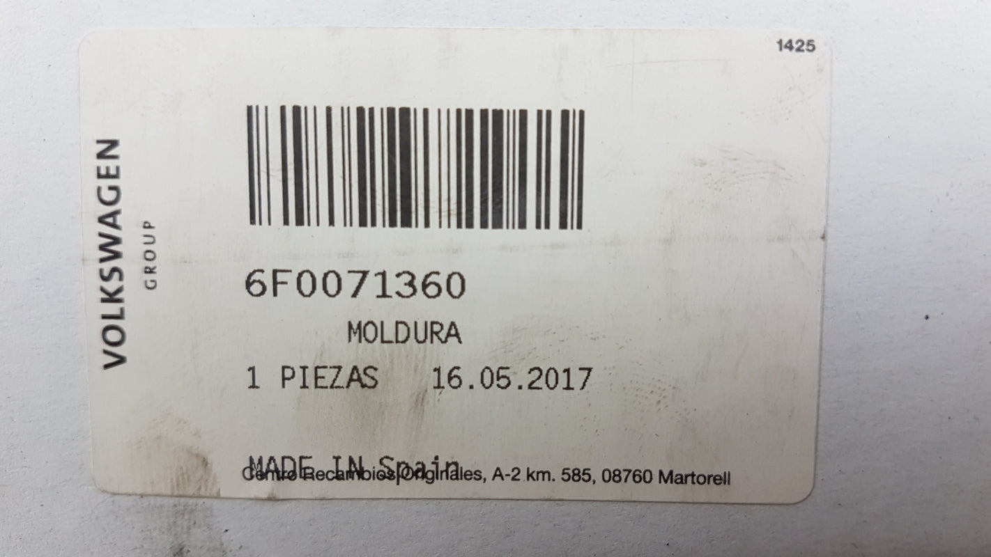 Original SEAT Ibiza V '17- Heckklappe Zierleiste silber 6F0071360