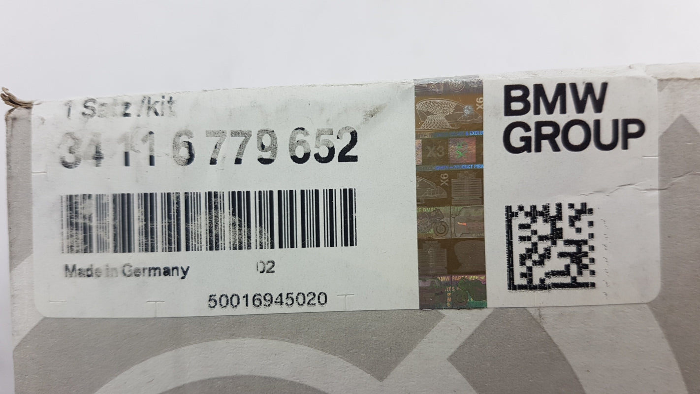 Original BMW 3' (E46) Z4 (E85 E86) Bremsbeläge Bremsklötze vorne 34116779652