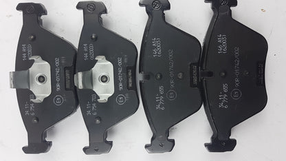 Original BMW 3' (E46) Z4 (E85 E86) Bremsbeläge Bremsklötze vorne 34116779652