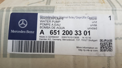 Original OE MERCEDES-BENZ Wasserpumpe A6512003301