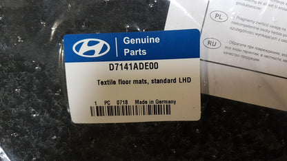 Original OE HYUNDAI/KIA Fußmattensatz D7141ADE00