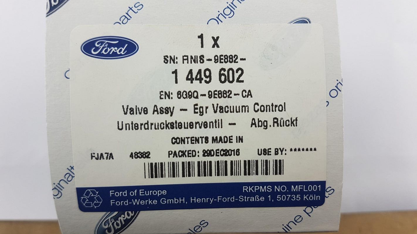 Original FORD Focus C-Max Mondeo S-Max Kuga Druckwandler 1449602